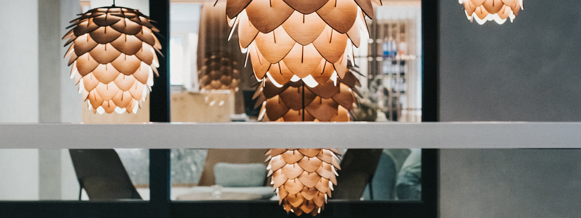 Deckenbeleuchtung im Tauernhof Restaurant